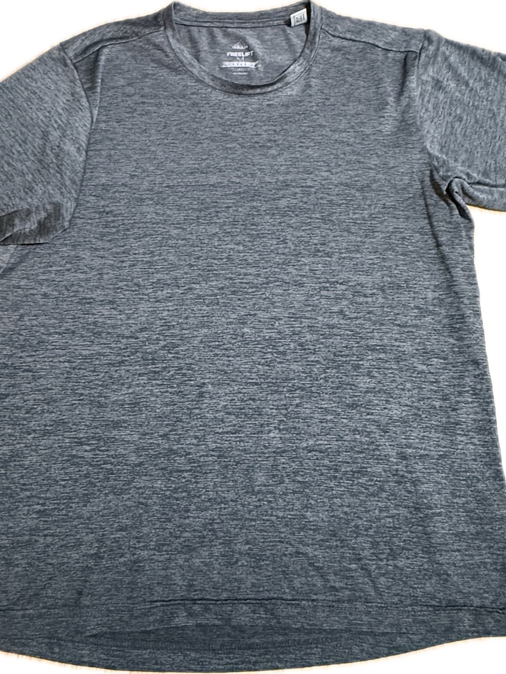 Adidas Men's Heathered Charcoal Short-Sleeve Tee